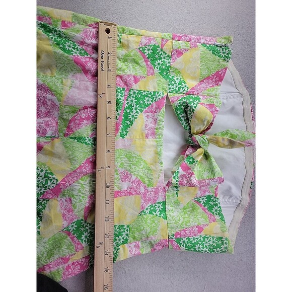 Lilly Pulitzer Franco Multi Wing Ding Strapless Tie Back Dress Size 6 Palm Beach - Picture 9 of 11